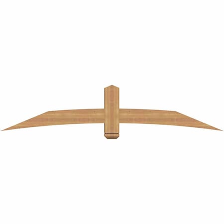 Ekena Millwork Bellingham Timber Gable Bracket, Western Red Cedar, 84"W x 17"H x 5 1/2"D x 5 1/2"F, 5/12 Pitch GBW084X17X0606BEL00SWR